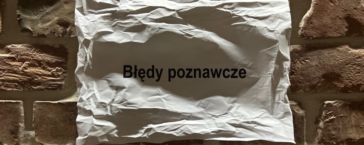Błędy poznawcze